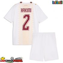 Camisa de Futebol Marrocos Achraf Hakimi #2 Equipamento Secundário Infantil Mundo 2026 Manga Curta (+ Calças curtas)